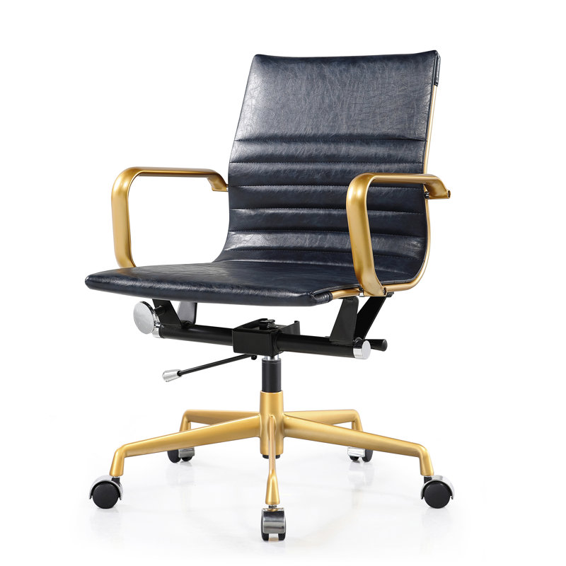 Meelano Vegan Leather Office Chair & Reviews Wayfair